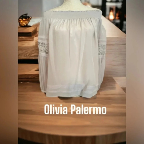 Olivia Palermo over‎ the shoulder Nordstrom top - Picture 2 of 10